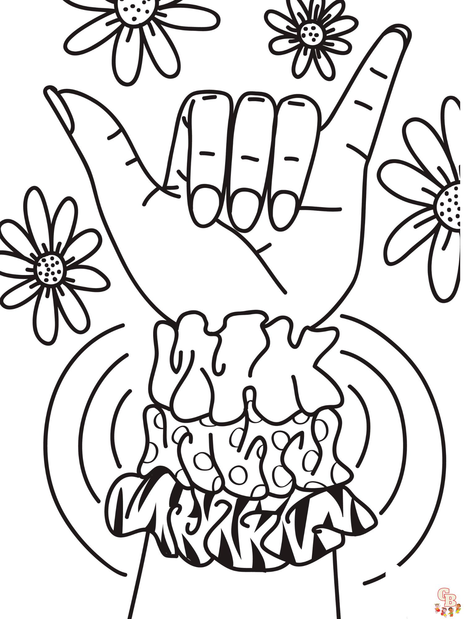 Aesthetic Coloring Pages 6