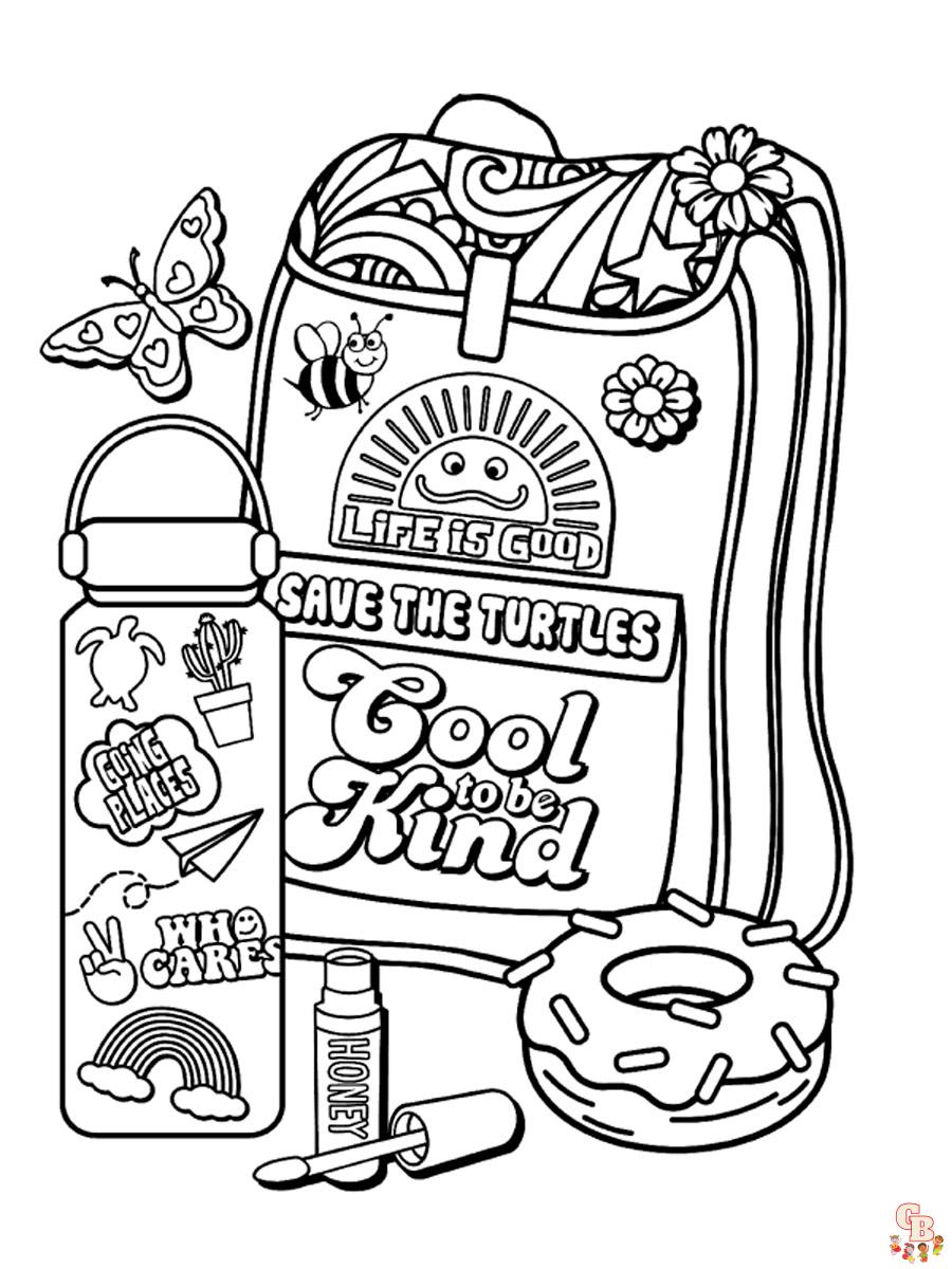 Aesthetic Coloring Pages 8