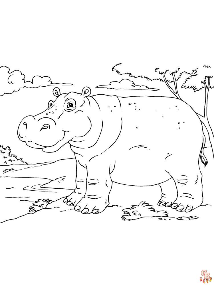 African Animals Coloring Pages 10
