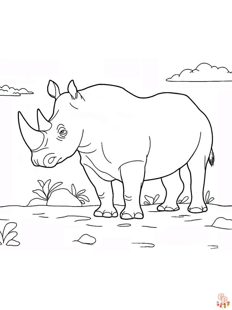 African Animals Coloring Pages 15