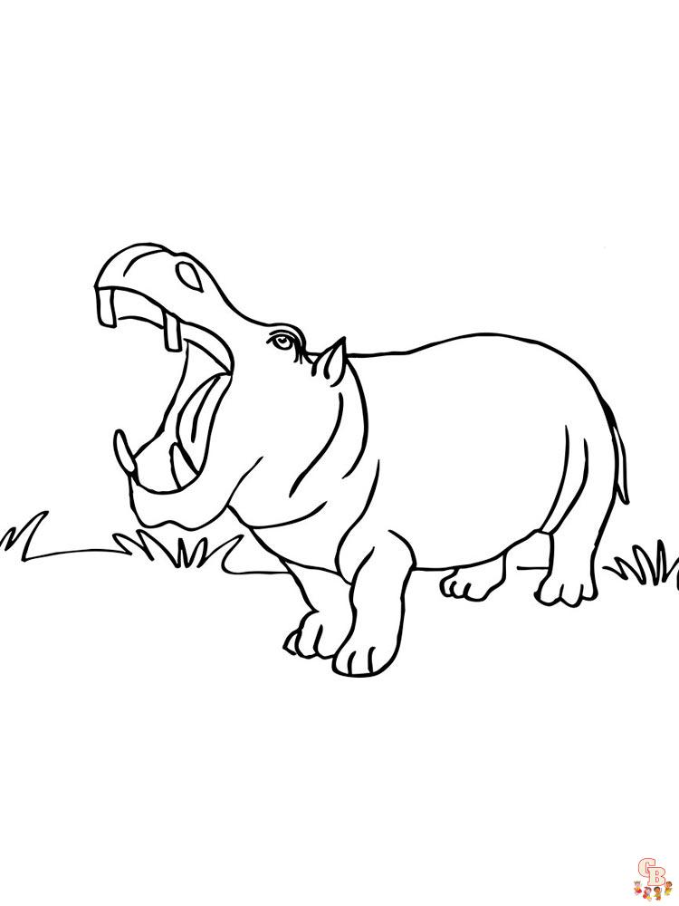 African Animals Coloring Pages 19