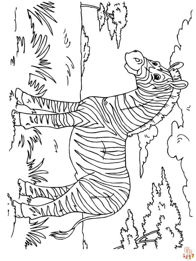 African Animals Coloring Pages 22