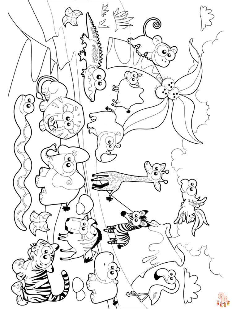 African Animals Coloring Pages 23