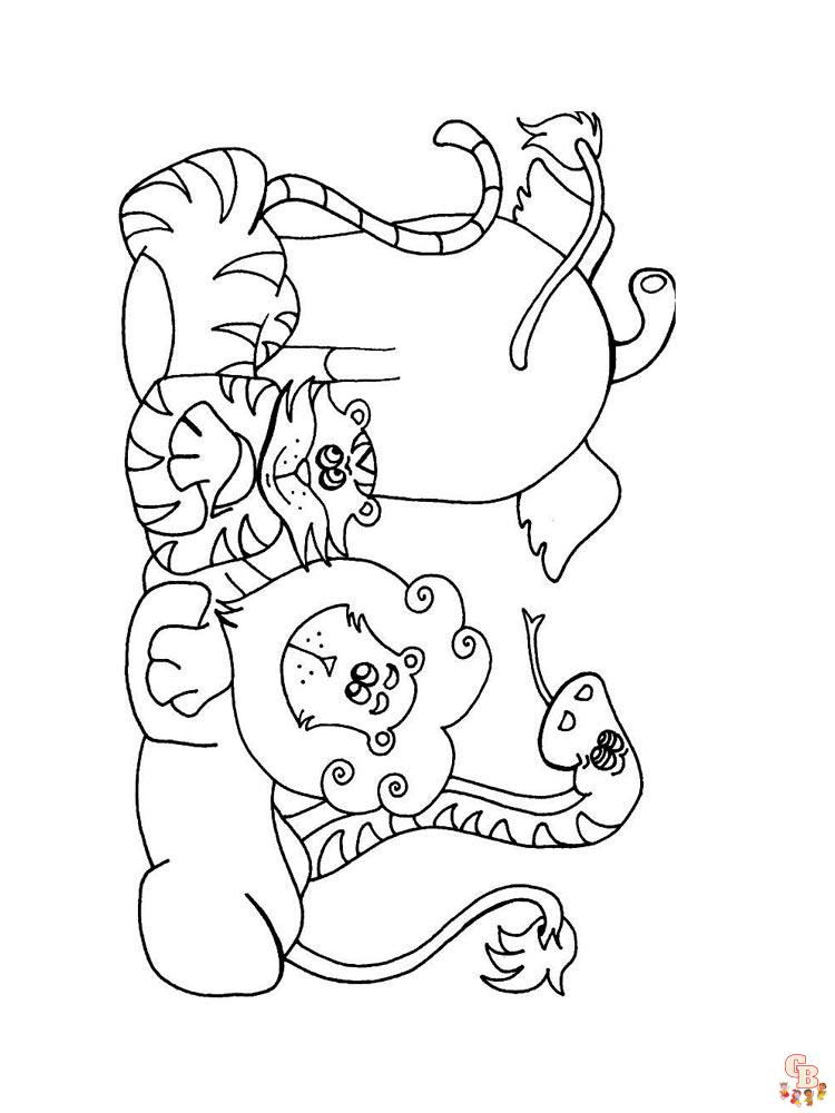 African Animals Coloring Pages 26