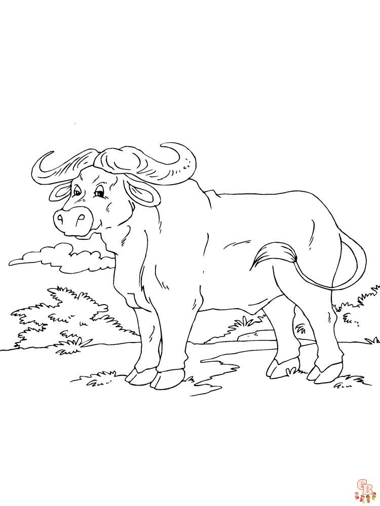 African Animals Coloring Pages 4
