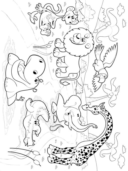 African Animals Coloring Pages - Free Printables for Kids