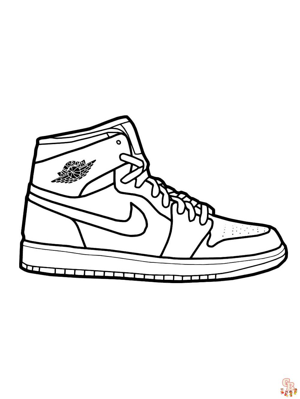 Desenhos para Colorir Air Jordan 11