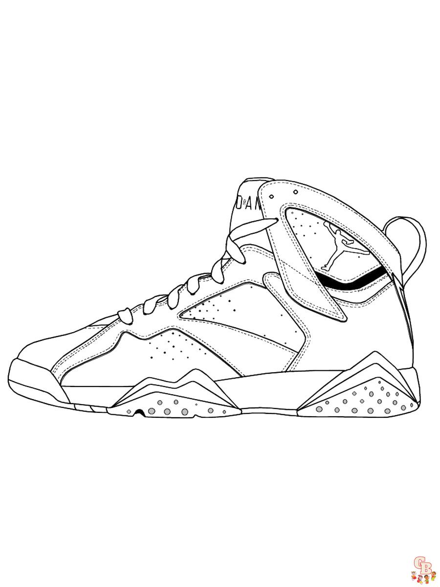 Desenhos para Colorir Air Jordan 20