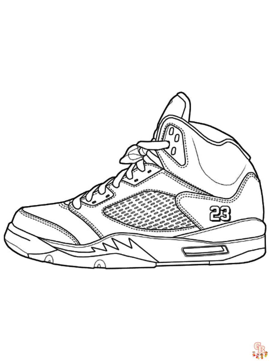 Desenhos para Colorir Air Jordan 3