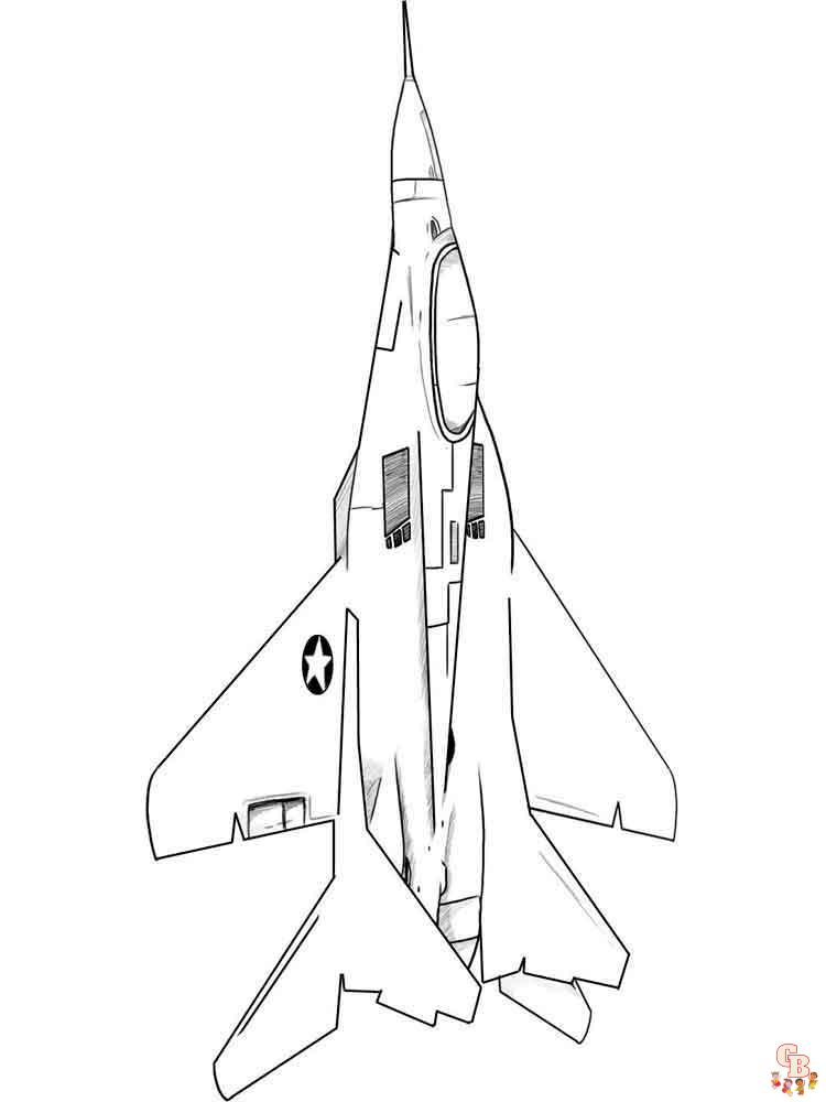 Airplanes Coloring Pages 15