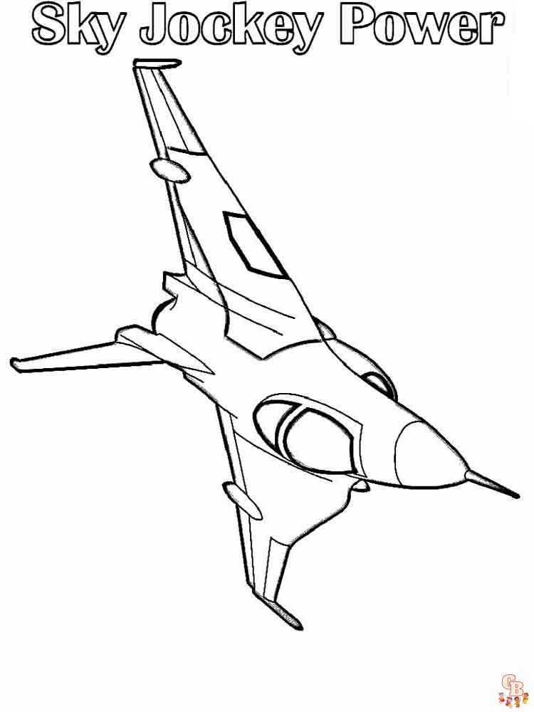 Airplanes Coloring Pages 26