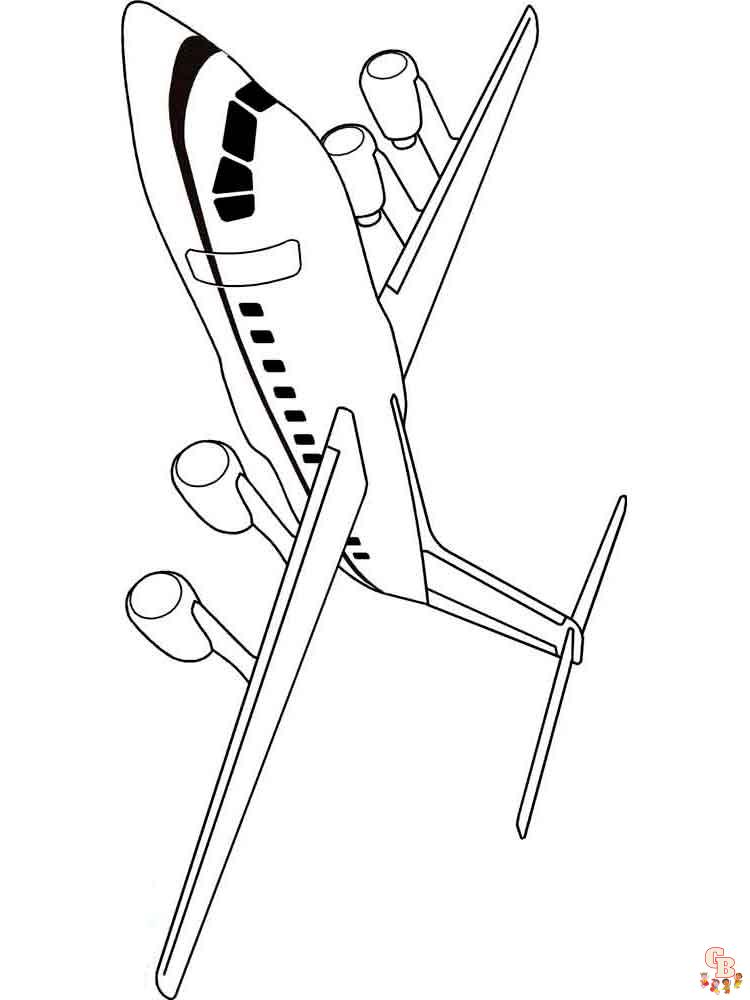Airplanes Coloring Pages 30