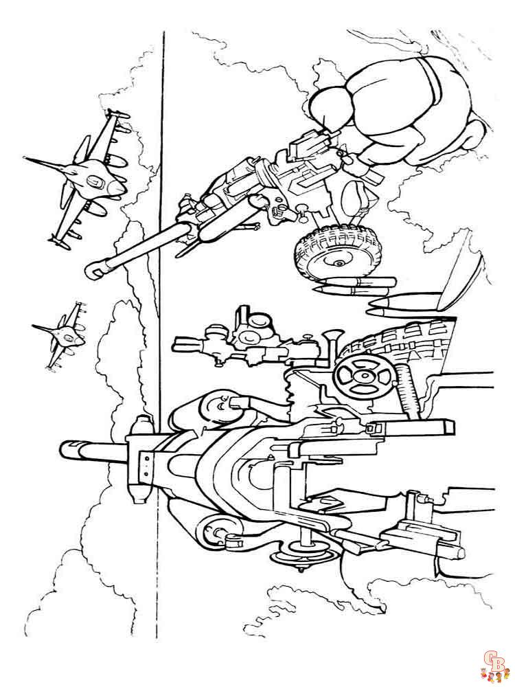 Airplanes Coloring Pages 31