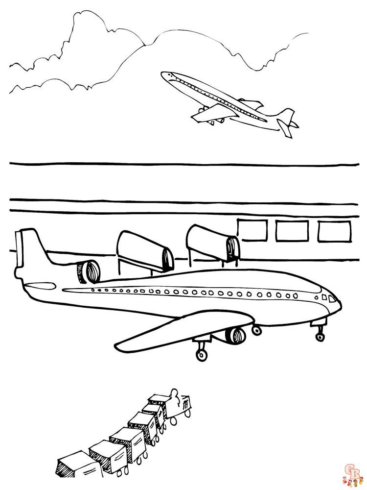 Airport Coloring Pages 6