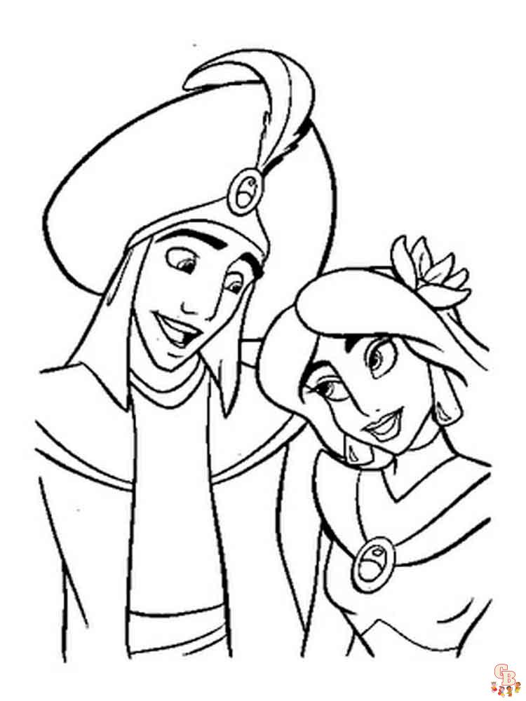 Aladdin Coloring Pages 21