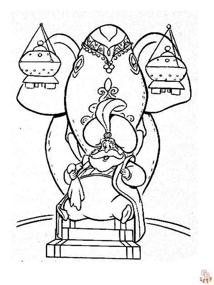 Aladdin Coloring Pages 22