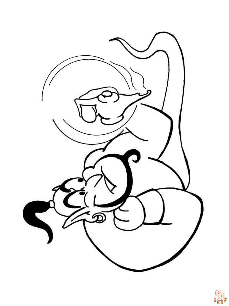 Aladdin Coloring Pages 23
