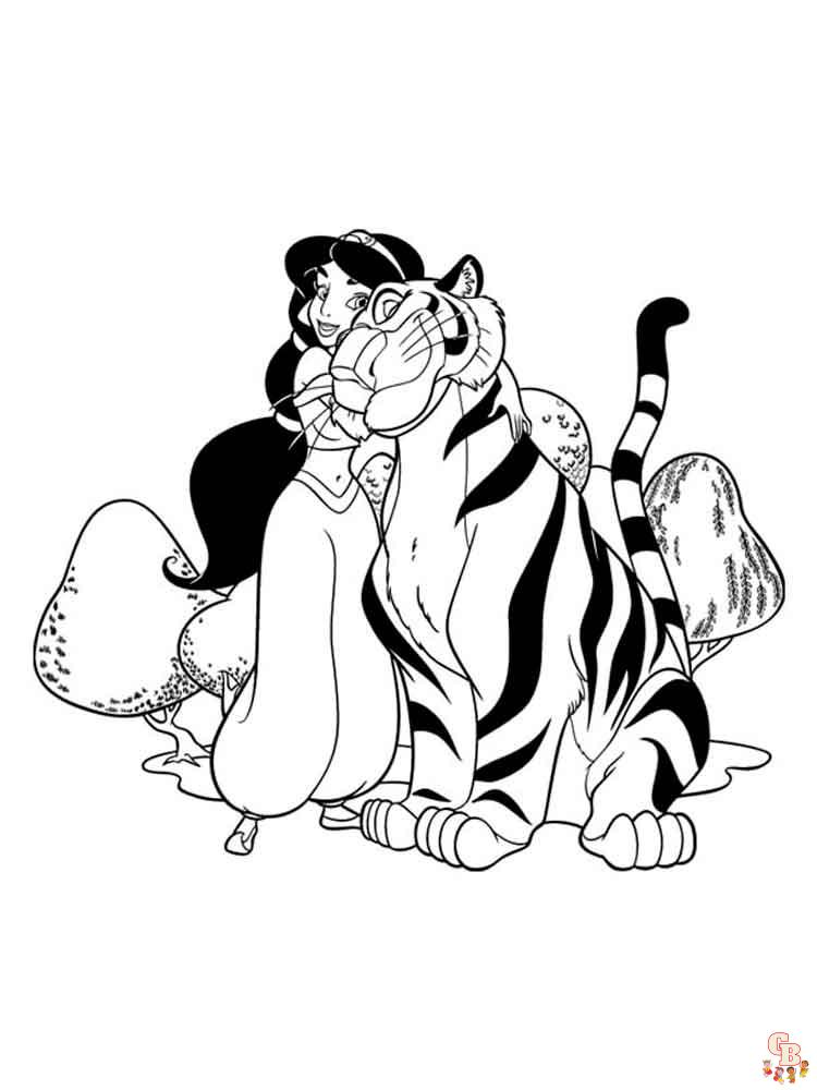 Aladdin Coloring Pages 26