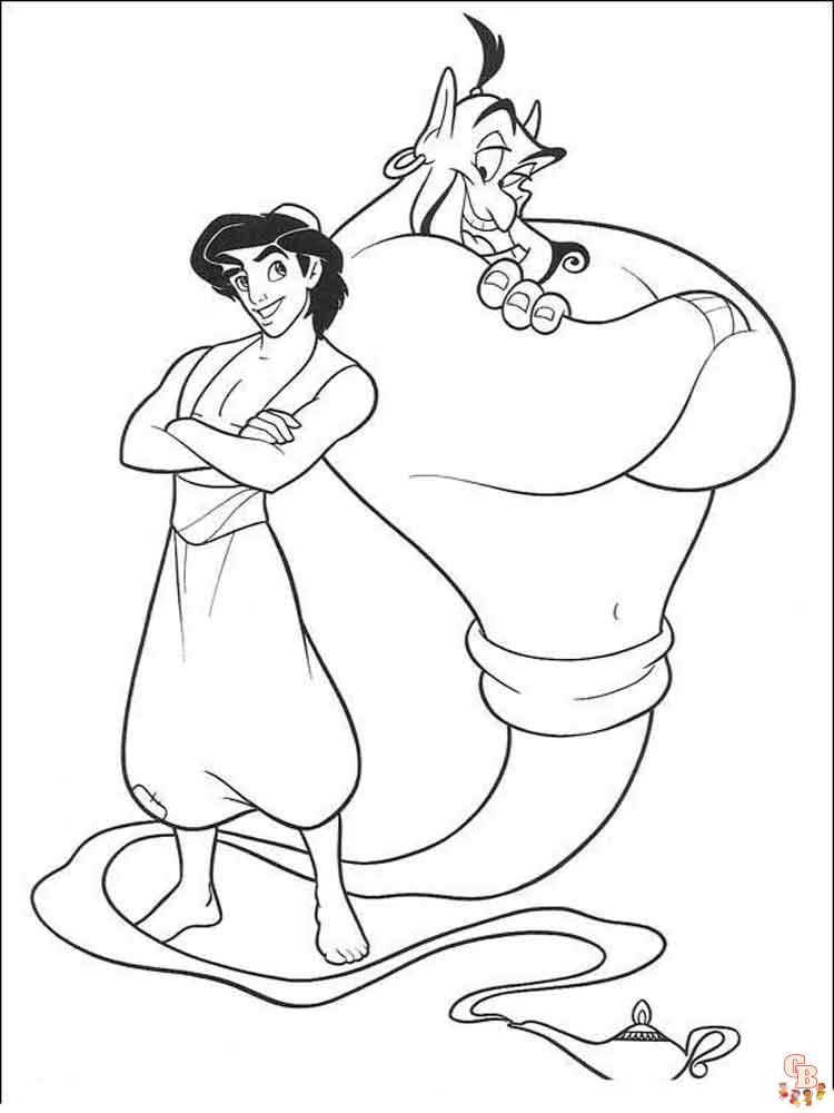 Aladdin Coloring Pages 27