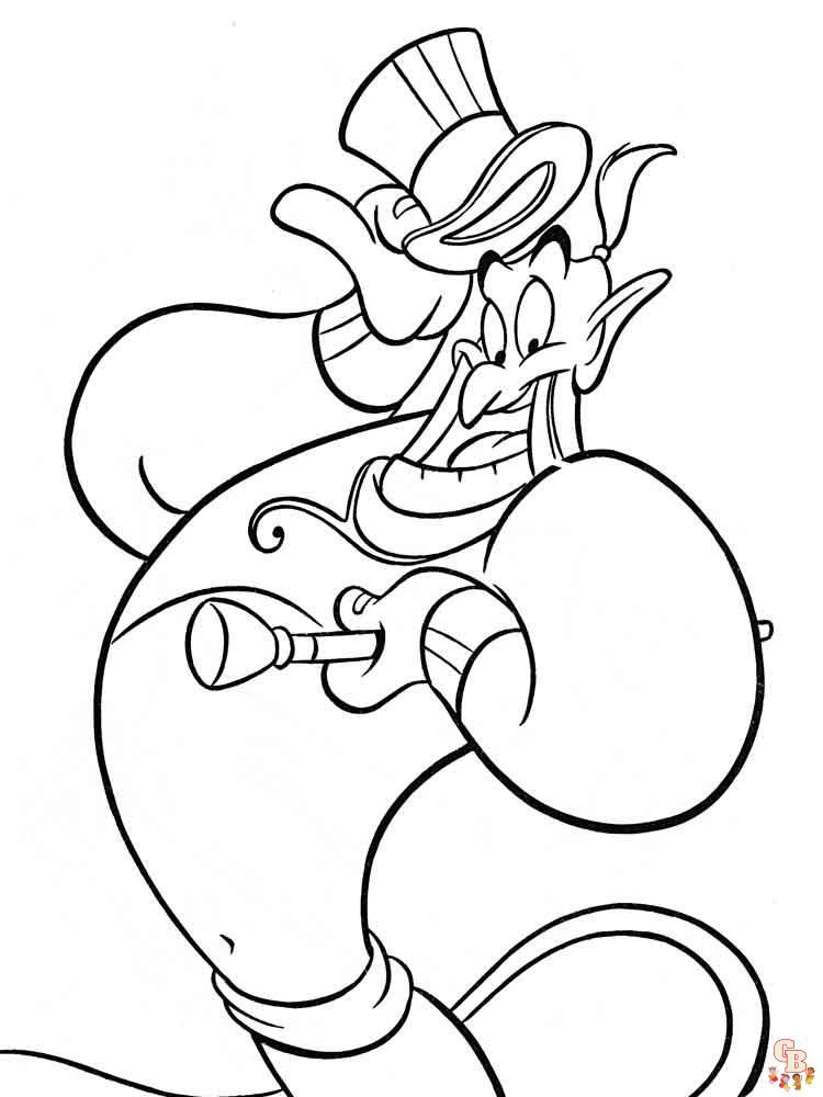 Aladdin Coloring Pages 30