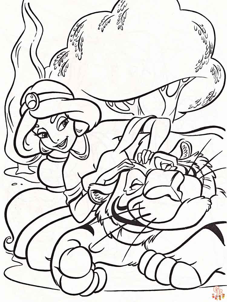 Aladdin Coloring Pages 32