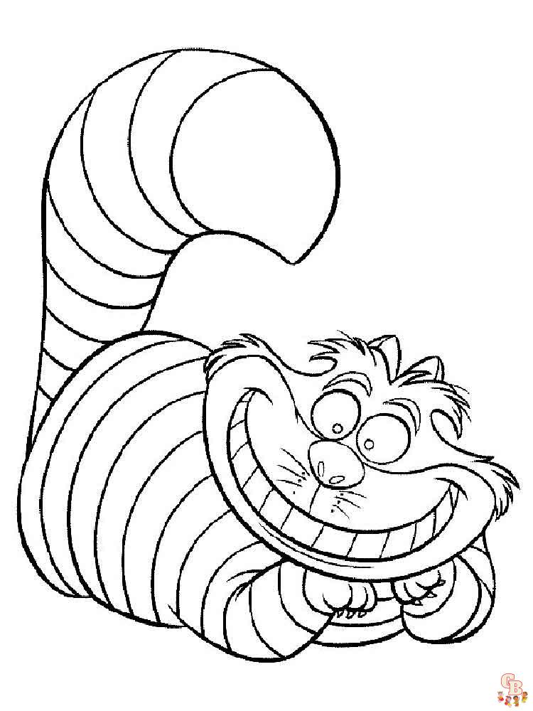 Alice In Wonderland Coloring Pages 11