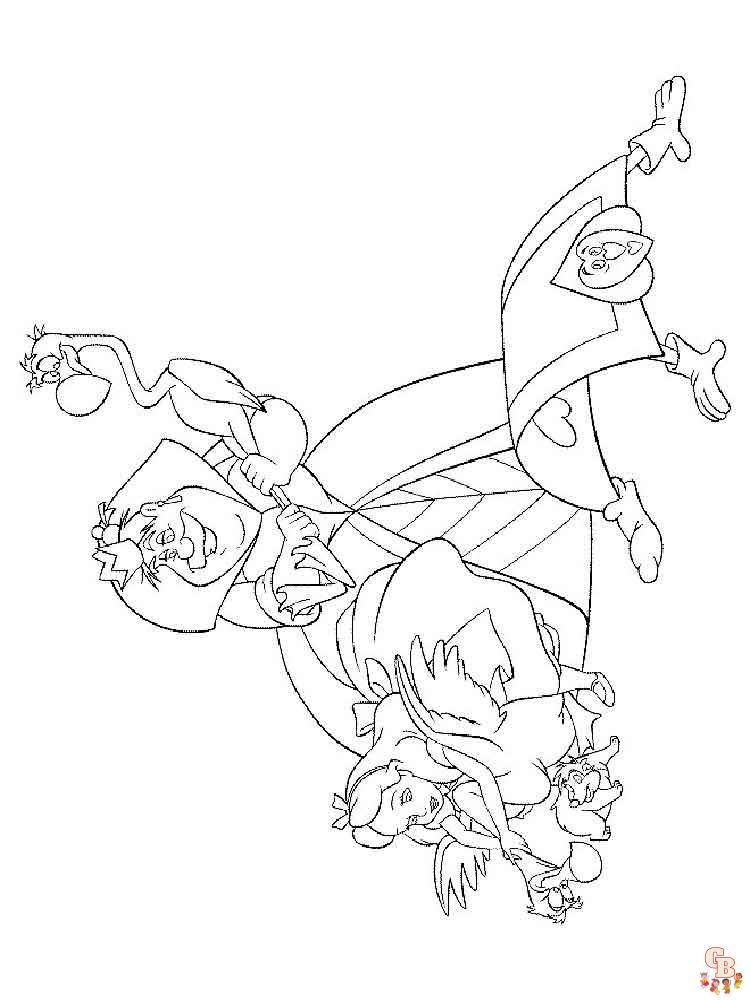 Alice In Wonderland Coloring Pages 12