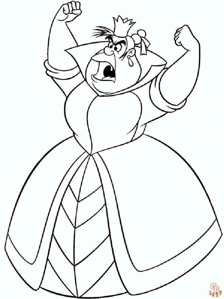 Alice In Wonderland Coloring Pages 20