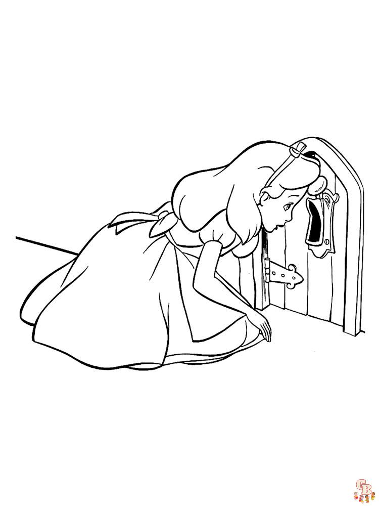 Alice In Wonderland Coloring Pages 33