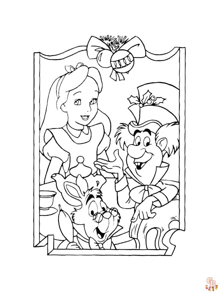 Alice In Wonderland Coloring Pages 40