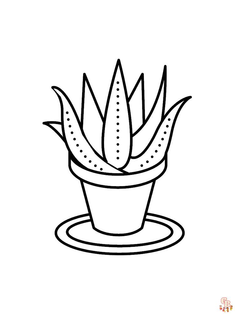 Aloe Coloring Pages 15