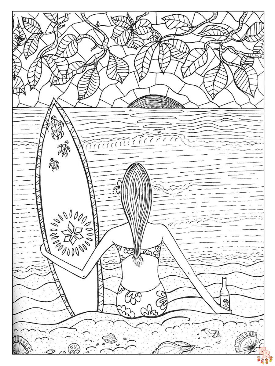 Aloha Coloring Pages 11