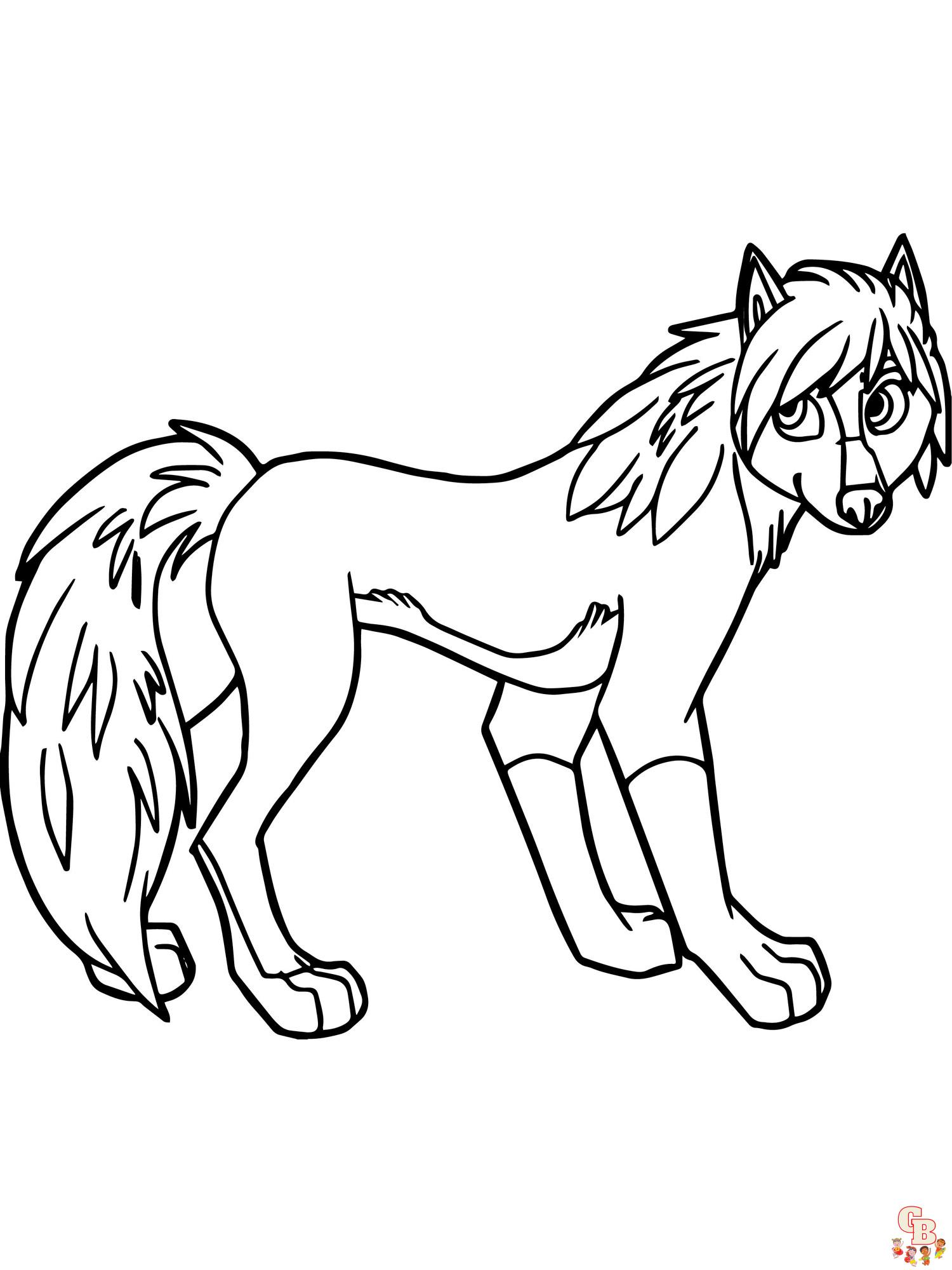Alpha And Omega Coloring Pages 10