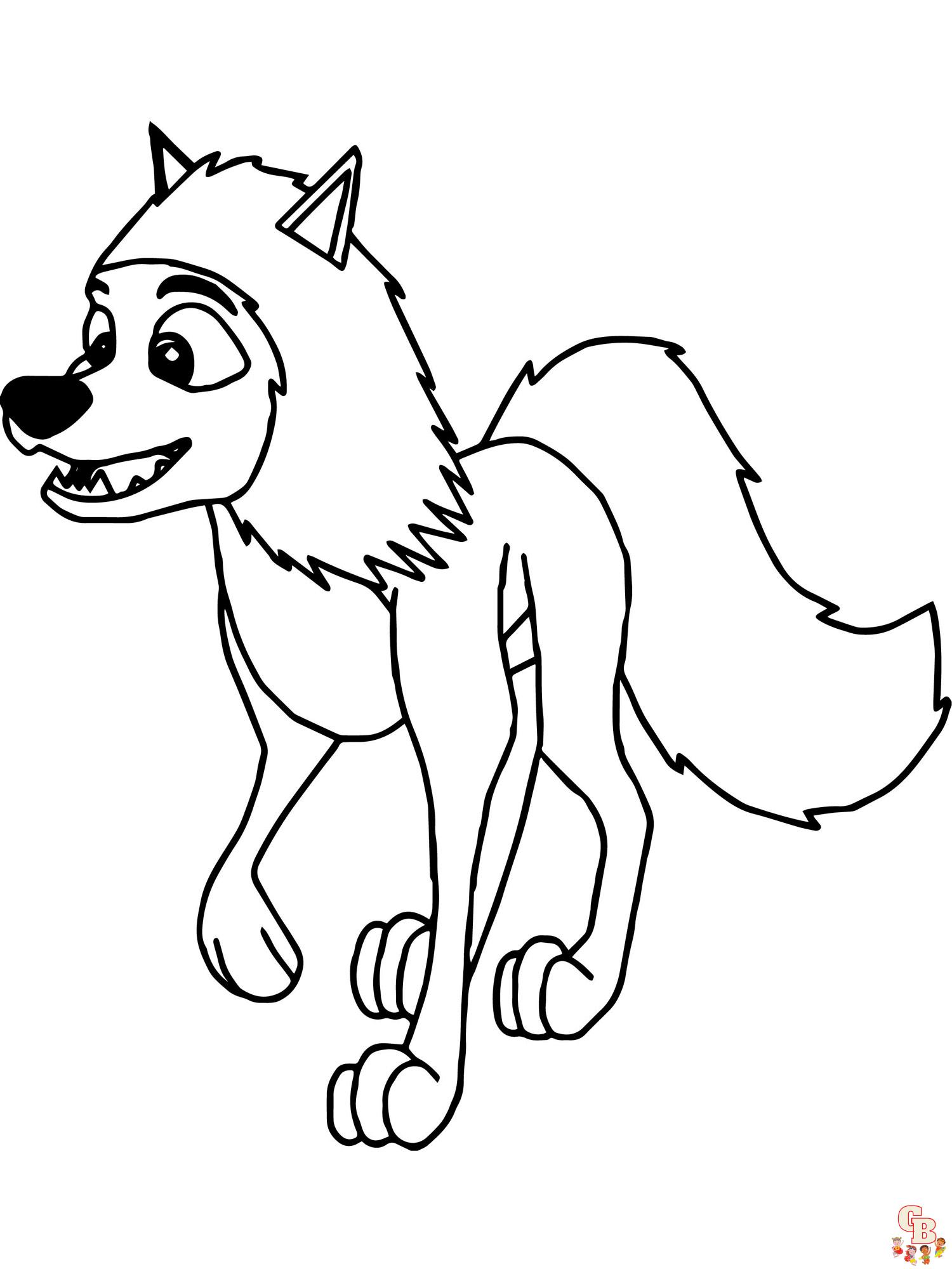 Alpha And Omega Coloring Pages 3