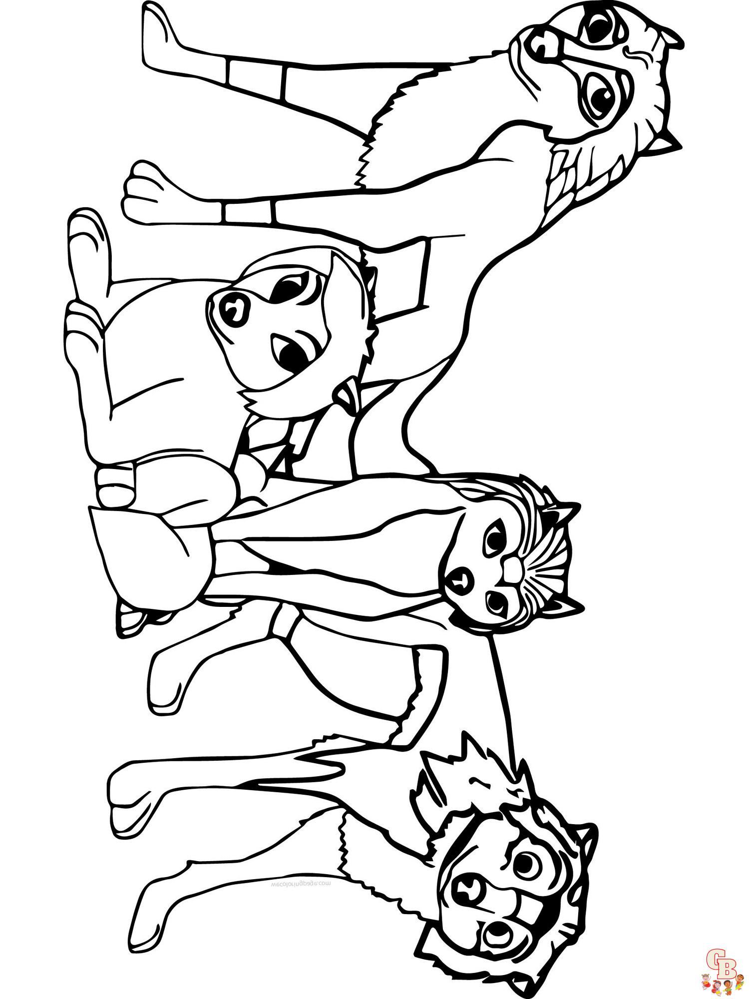Alpha And Omega Coloring Pages 6