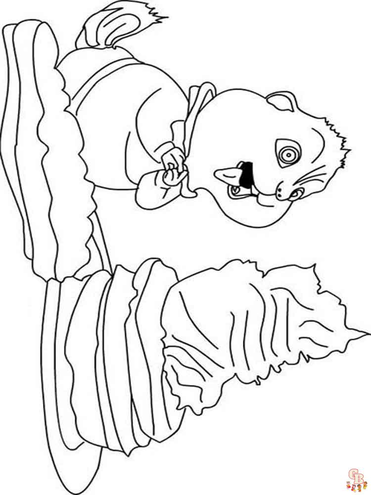 Alvin And The Chipmunks Coloring Pages 20
