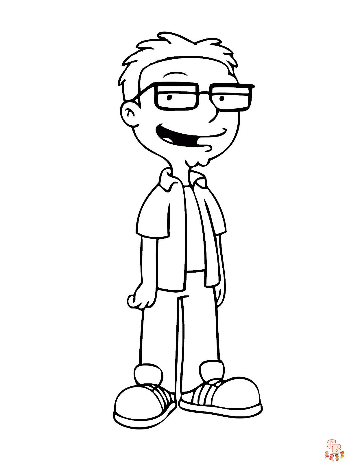 American Dad Coloring Pages 14
