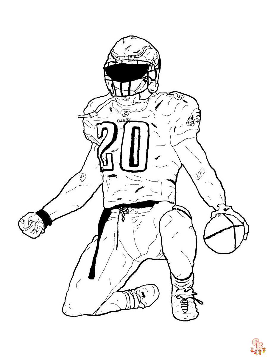 American Football Coloring Pages