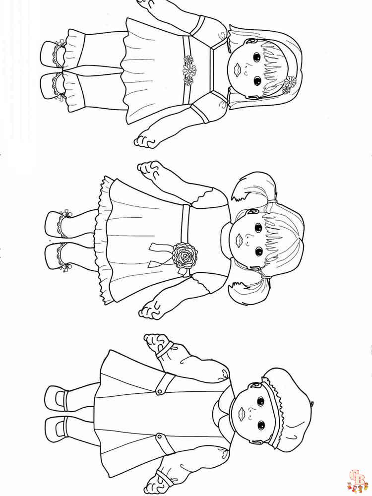 American Girl Doll Coloring Pages 4