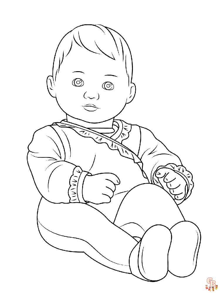 American Girl Doll Coloring Pages 6