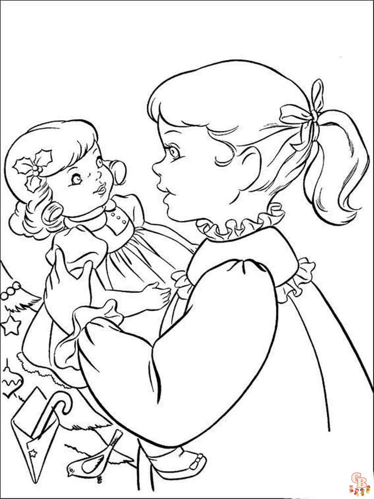 American Girl Doll Coloring Pages 7
