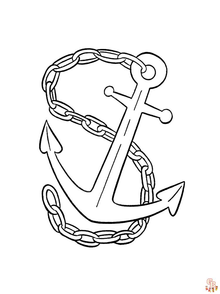 Anchor Coloring Pages 1