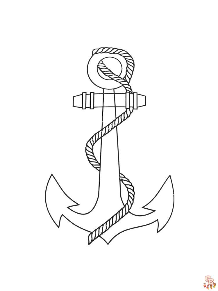 Anchor Coloring Pages 13