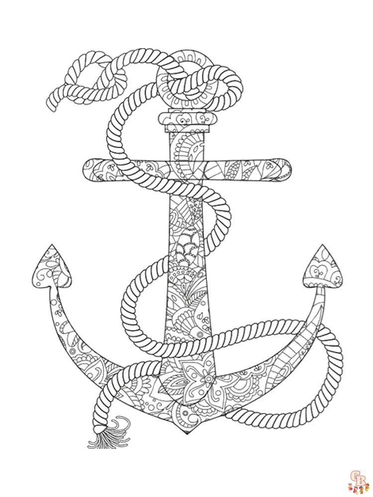 Anchor Coloring Pages 2