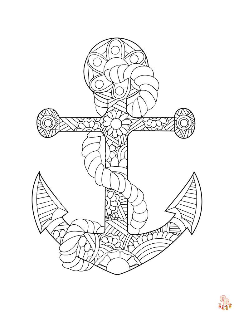 Anchor Coloring Pages 7