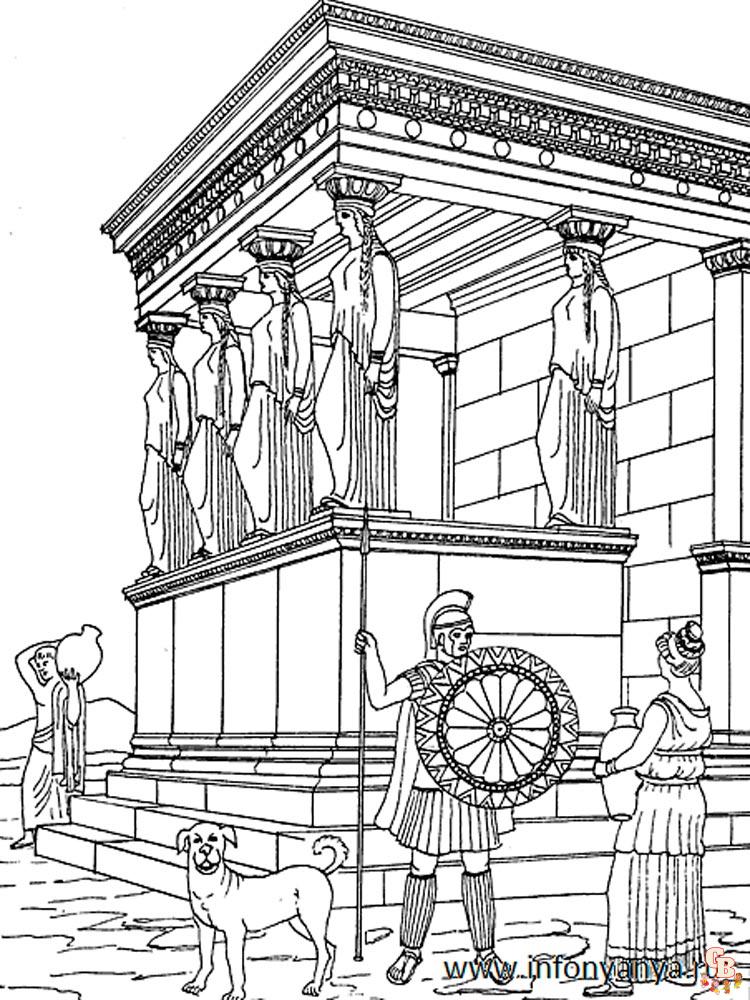 Ancient Greece Coloring Pages 1