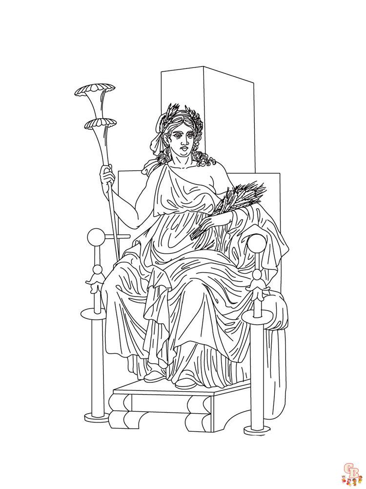 greek god coloring pages athena