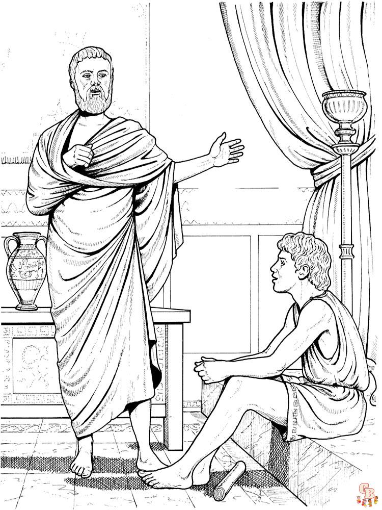 Ancient Greece Coloring Pages 12