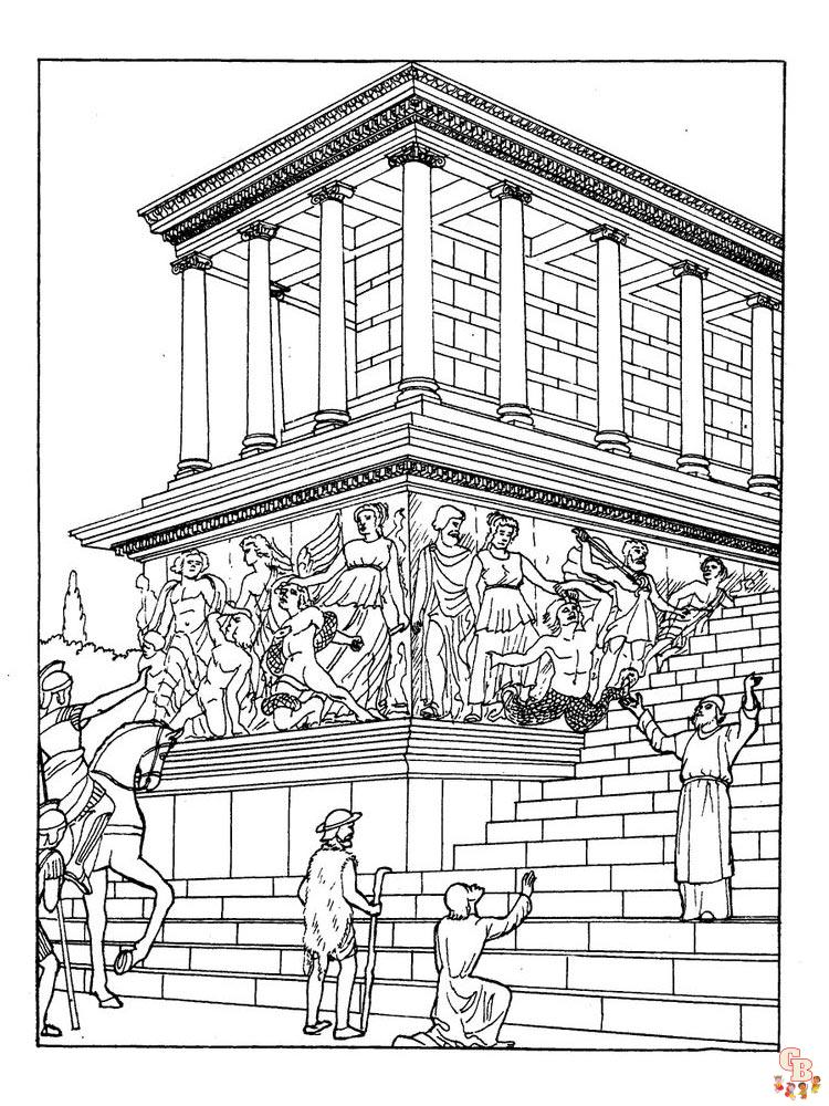 Ancient Greece Coloring Pages 8