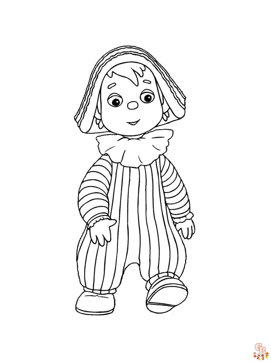 Andy Pandy Coloring Pages 12